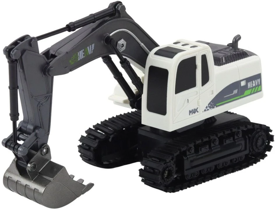 Lean Toys Nuotoliniu būdu valdomas ekskavatorius Heavy Truck 1:24 su šviesomis ir garsais