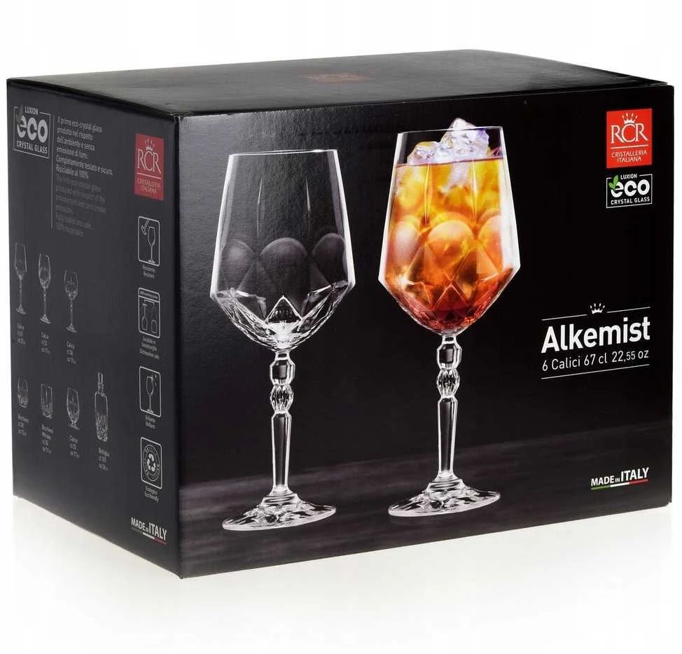 Kokteilių taurės RCR ALKEMIST, 667 ml, 6 vnt.