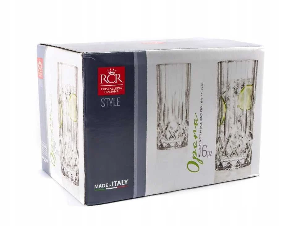 Stiklinės RCR OPERA, 350 ml, 6 vnt.