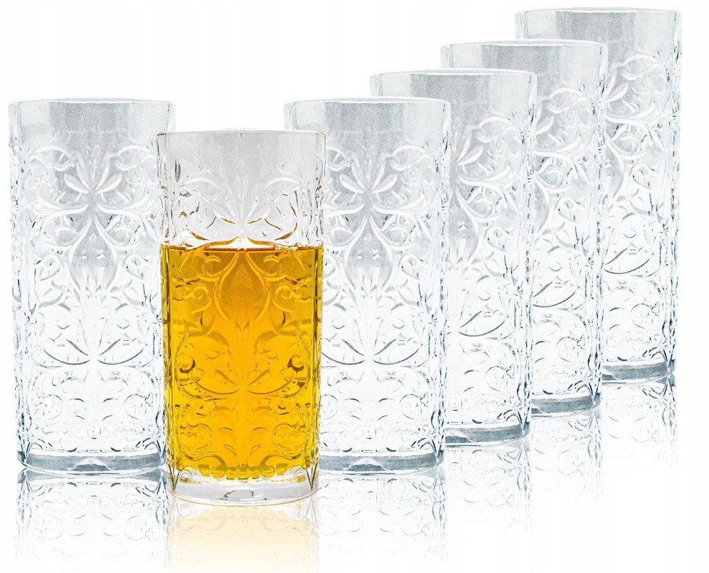 Stiklinės RCR TATTOO, 368 ml, 6 vnt.