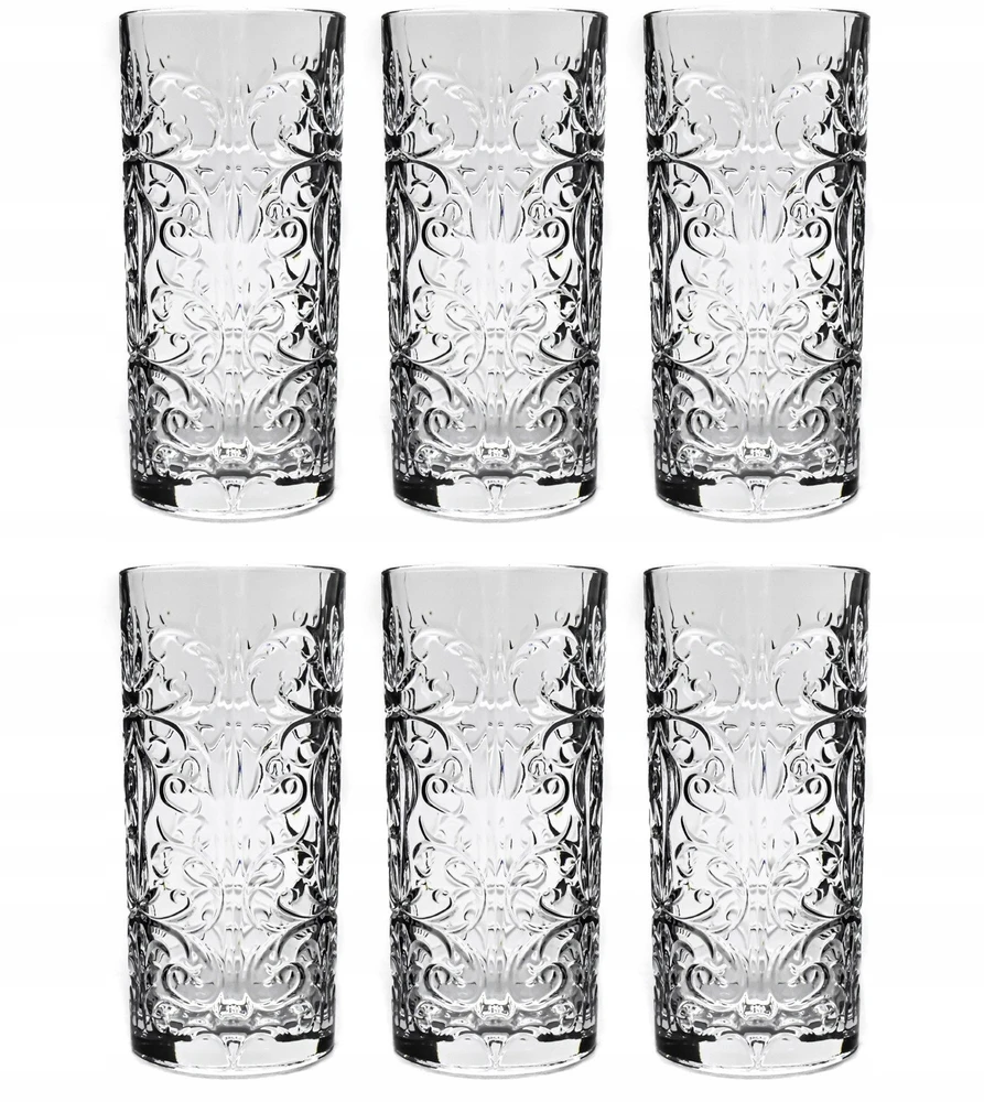 Stiklinės RCR TATTOO, 368 ml, 6 vnt.