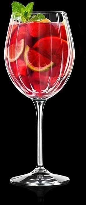 Vyno taurių komplektas RCR, krištolas, 0.650 l, 6 vnt.