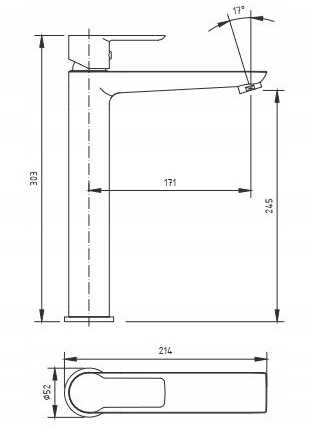rea 84401 WEGA pastatomos praustuvės įranga, juoda matinė
