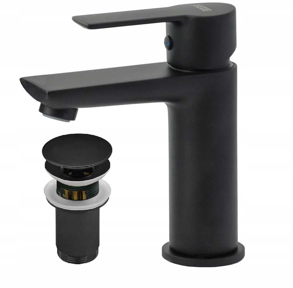 rea 84401 WEGA pastatomos praustuvės įranga, juoda matinė