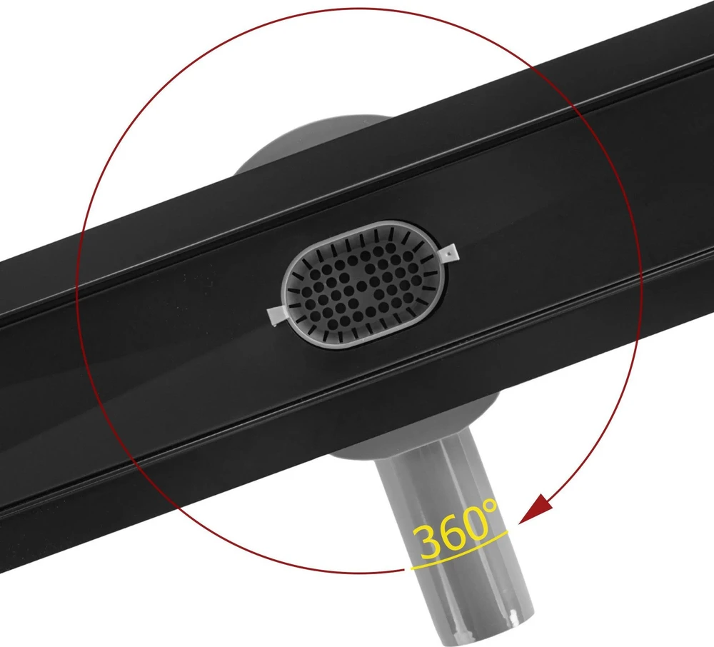 REA Neox pro Linear Drain Juodas 60