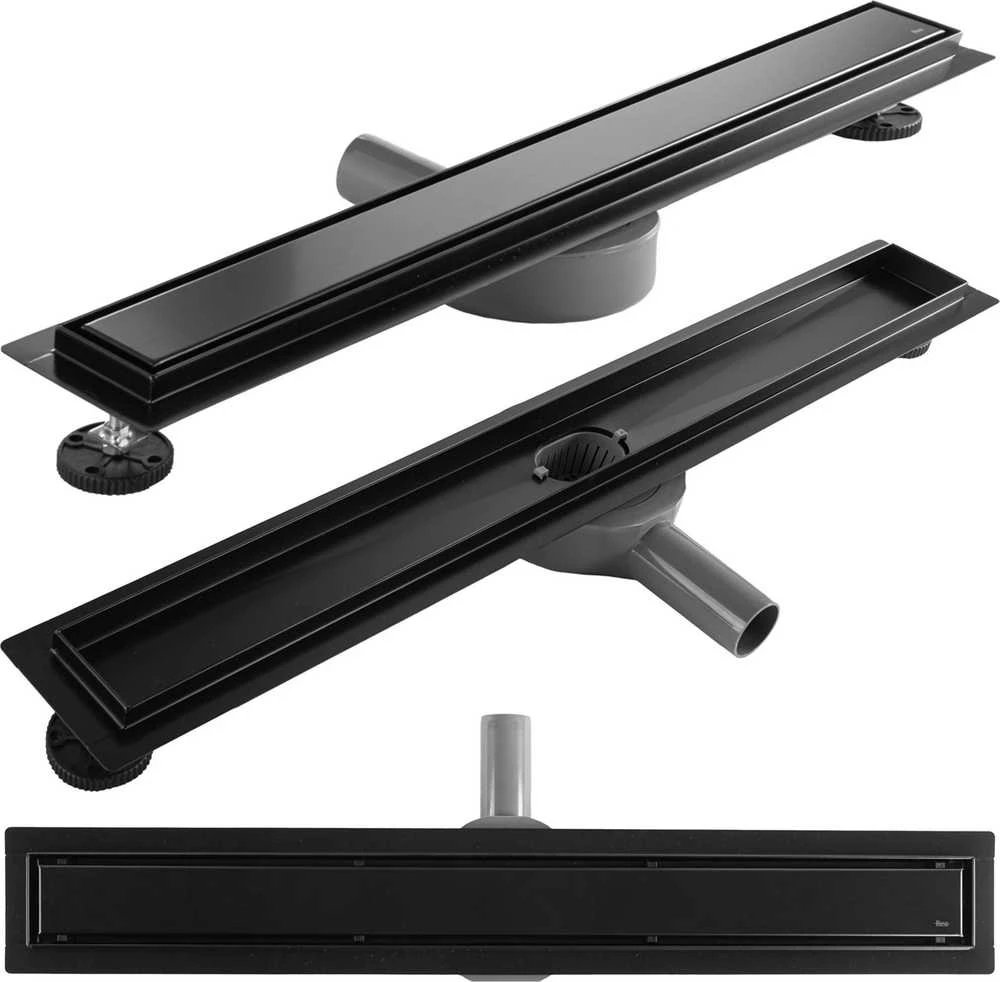 REA Neox pro Linear Drain Juodas 100