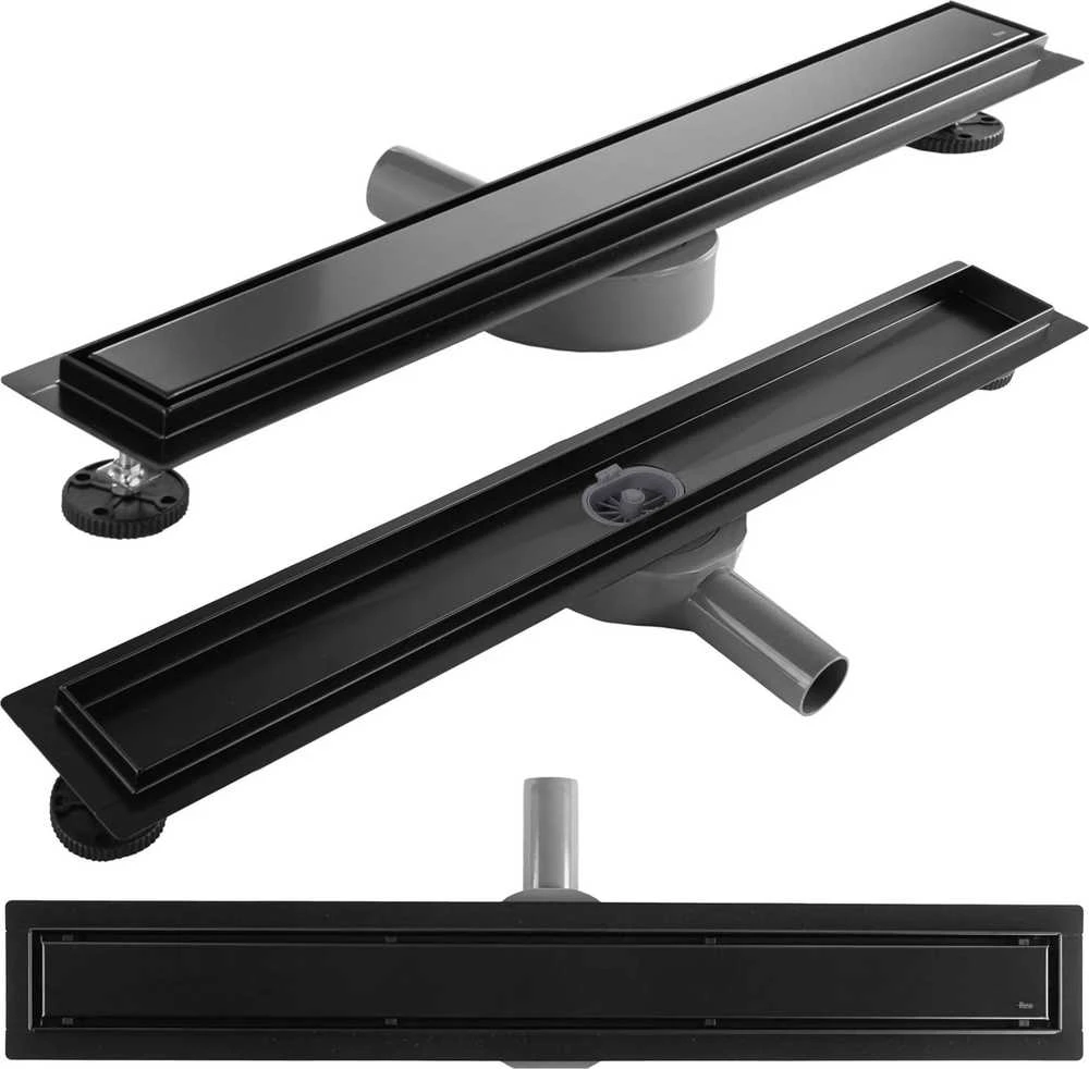REA Neox pro Linear Drain Juodas 80