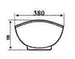 Praustuvas Rea Rosa 59cm