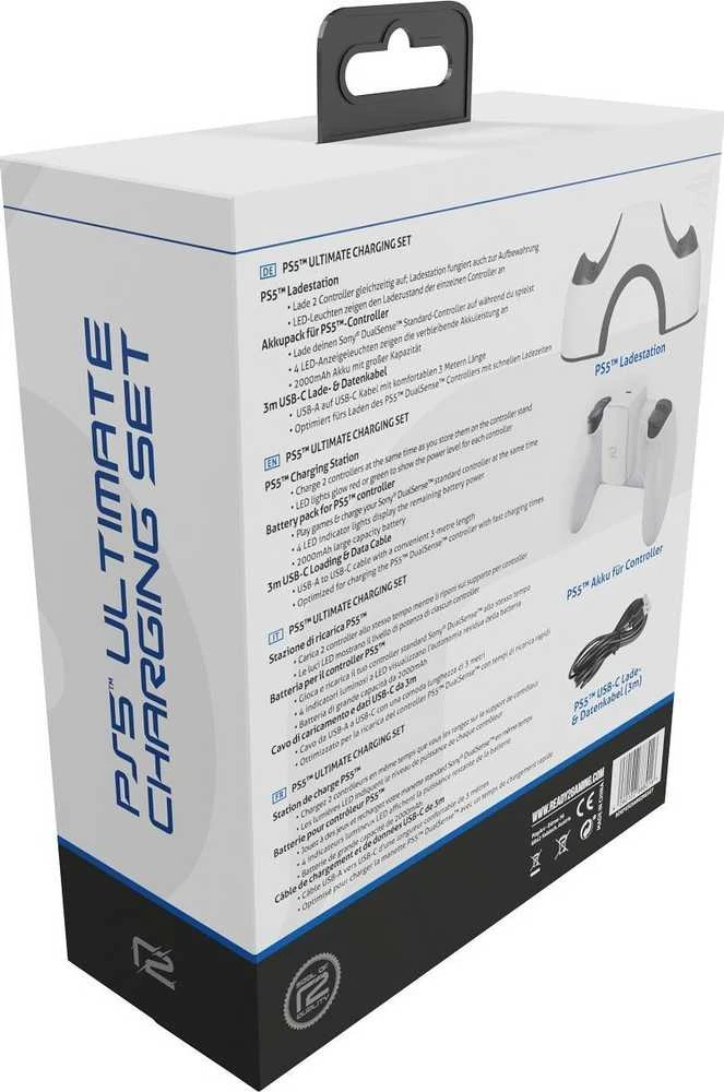 „ready2gaming Rinkinys“ įkrovimo rinkinys PS5 konsolei (R2GPS5CHARGINGSET)