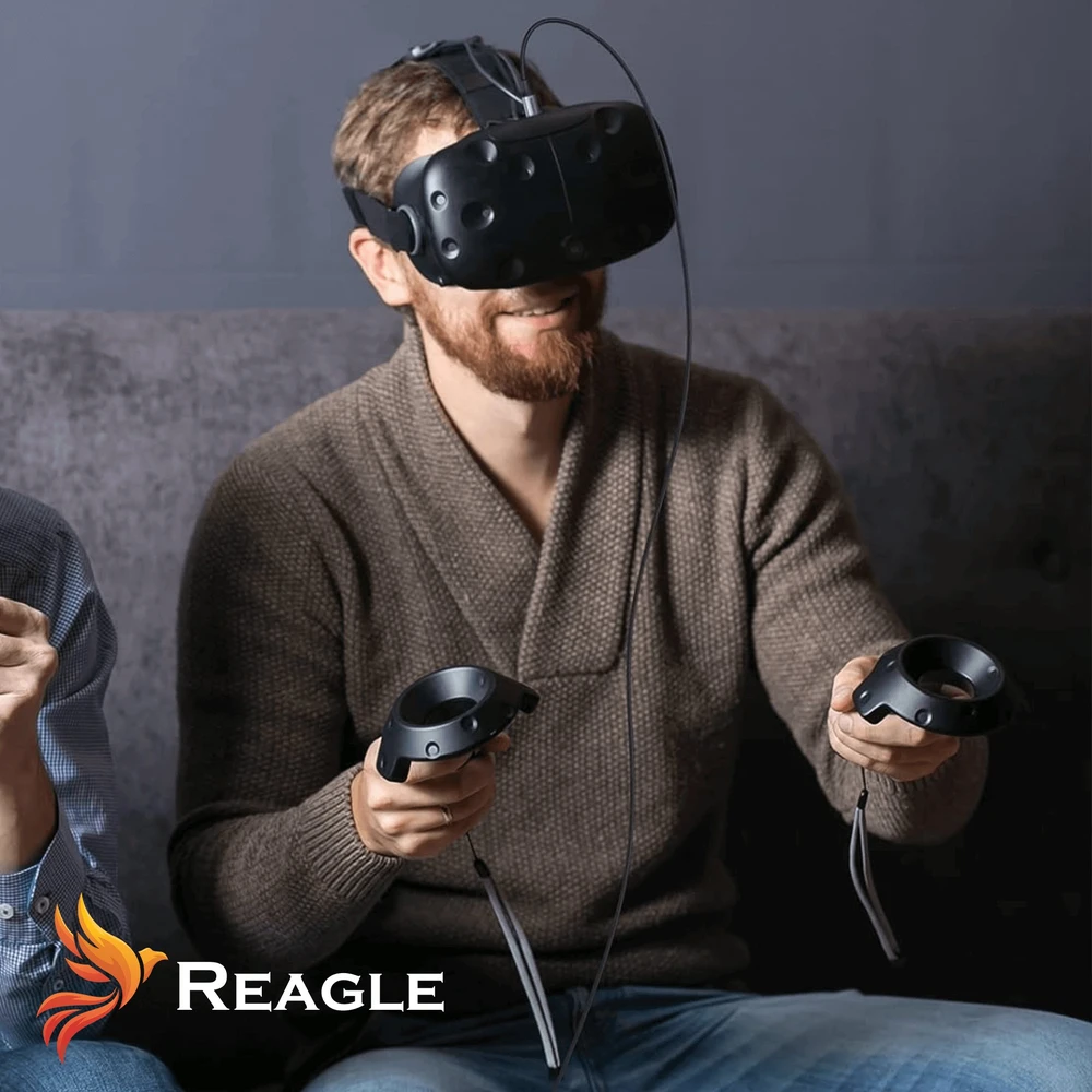 Reagle USB C - USB-A 5 m laidas, skirtas OCULUS STEAM VR QUEST 3 3S META tethering, USB-A PD 60 W 10 Gbps REAGLE