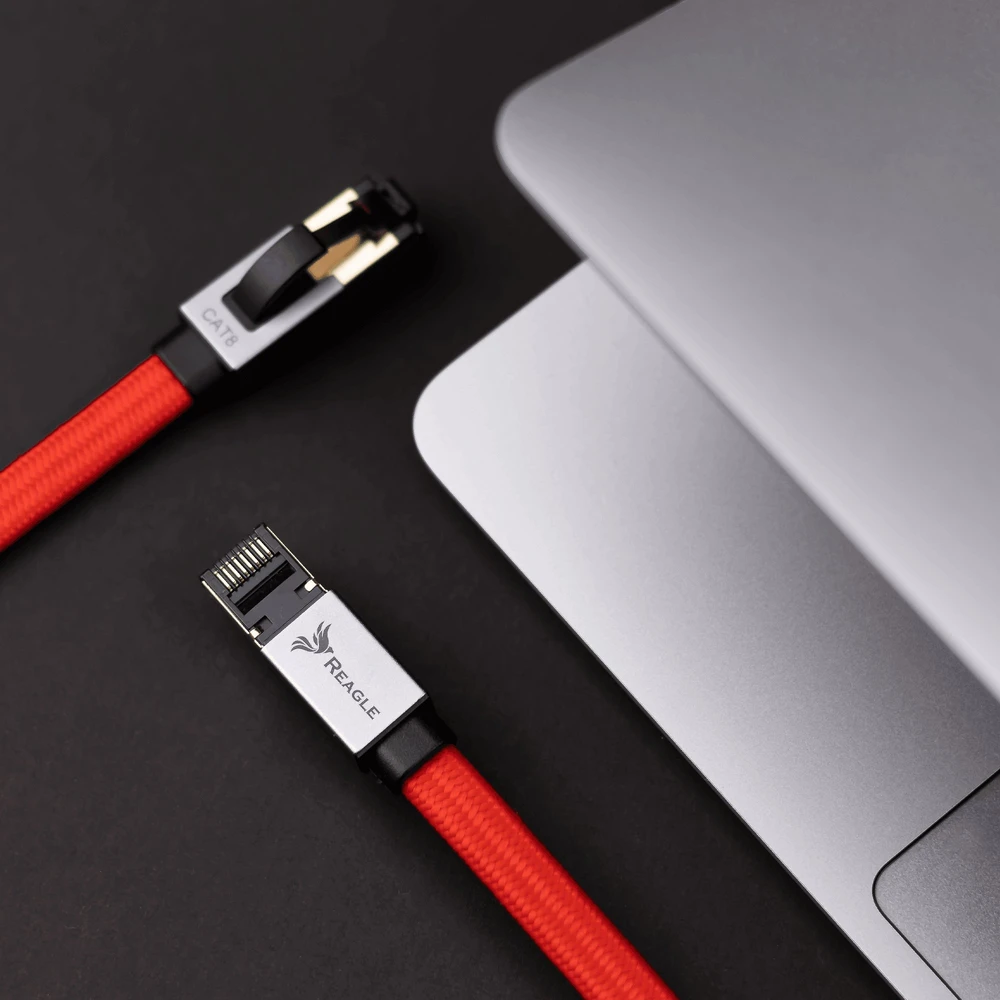 Reagle Reagle Kabelis Sieciowy LAN ETHERNET RJ45 Cat8 40Gbps 5M