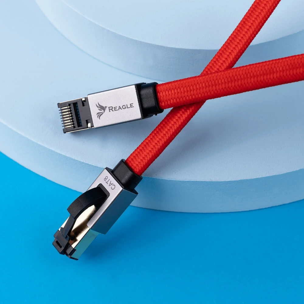Reagle Reagle Kabelis Sieciowy LAN ETHERNET RJ45 Cat8 40Gbps 5M