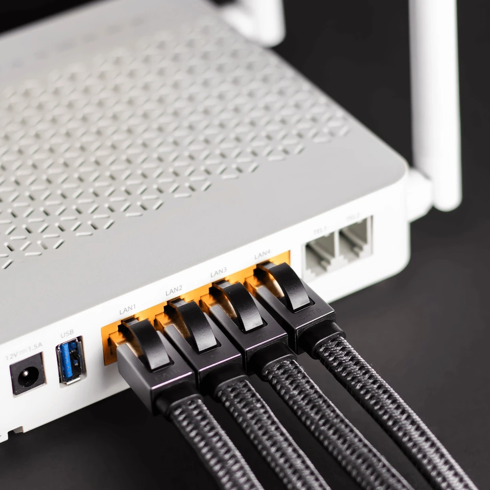 Reagle Reagle Płaski Kabelis Ethernet RJ45 Cat8 40Gbps 5m LAN