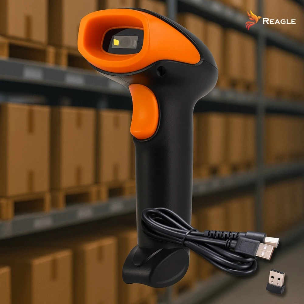 Reagle Belaidis brūkšninių kodų skaitytuvas 1D 2D QR EAN WiFi USB