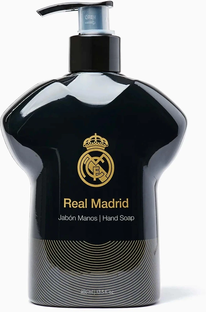 Real Madrid rinkinys: skystas muilas rankoms, 400 ml + kvapusis purškiklis, vyrams, 180 ml vyrams