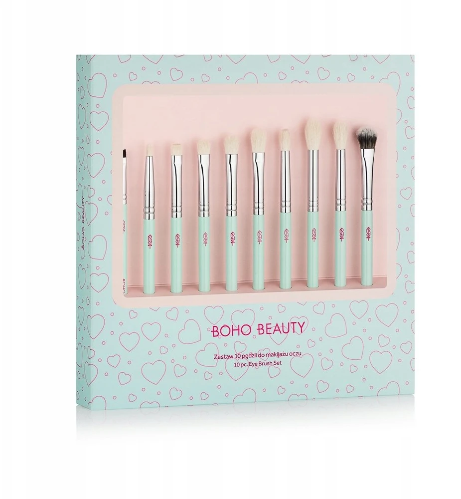 Boho Beauty Real Techniques Boho Love spalvų rinkinys, 10 akių šepetėlių (5904139441794)