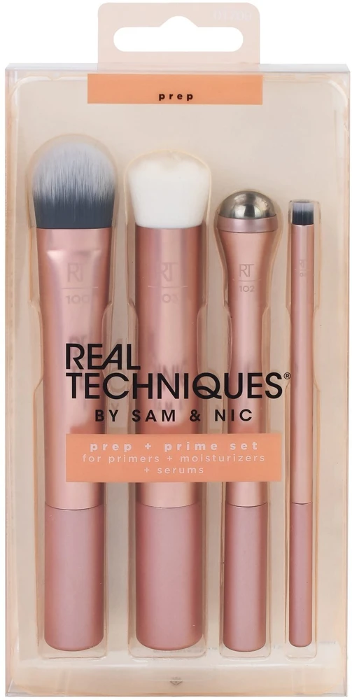 „Real Techniques“ teptukų paruošimo ir gruntavimo priemonės (su šepetėliais, 1 vnt.)