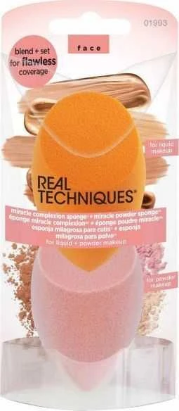 Real Techniques Miracle Complexion Sponge makiažo kempinėlių rinkinys