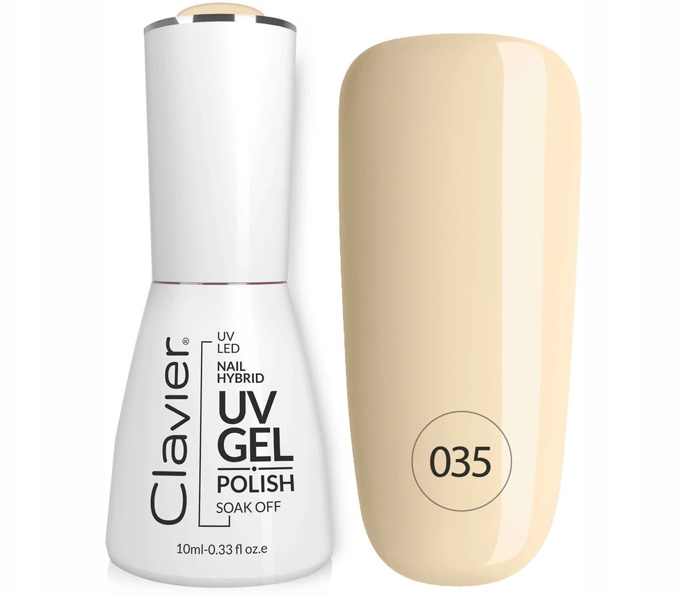 Realac Clavier Nailsology hibridinis lakas 035 Bananų kremas 8ml