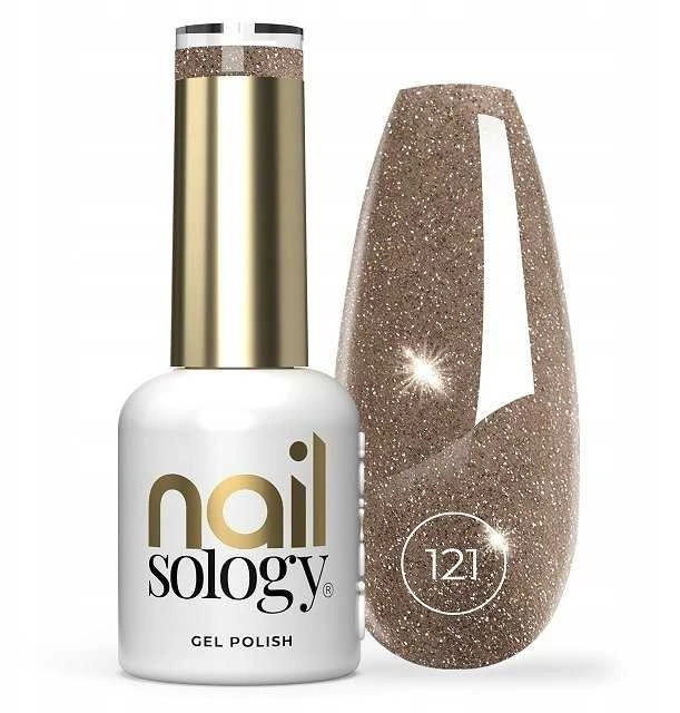 Realac Clavier Nailsology hibridinis nagų lakas su blizgučiais 121 Rose Goddess 8ml