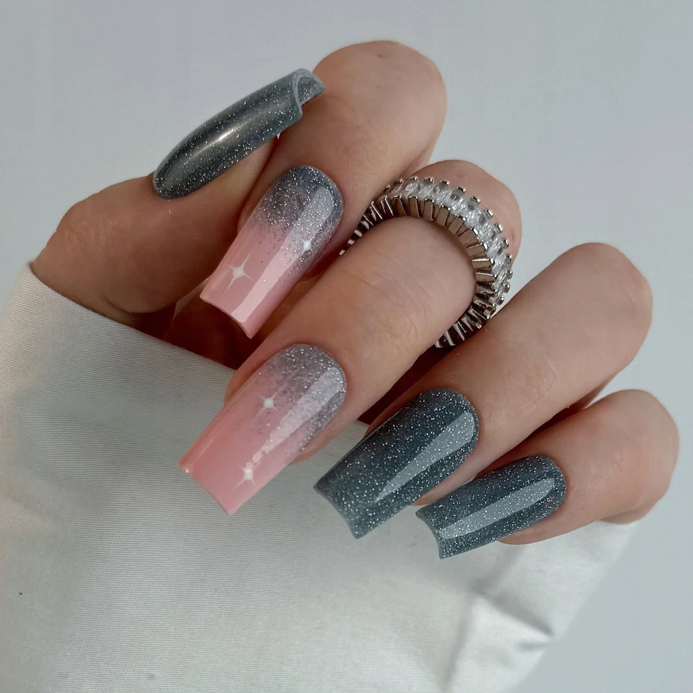 Realac Clavier Nailsology hibridinis nagų lakas su blizgučiais 124 Sea Life Mėlyna 8ml