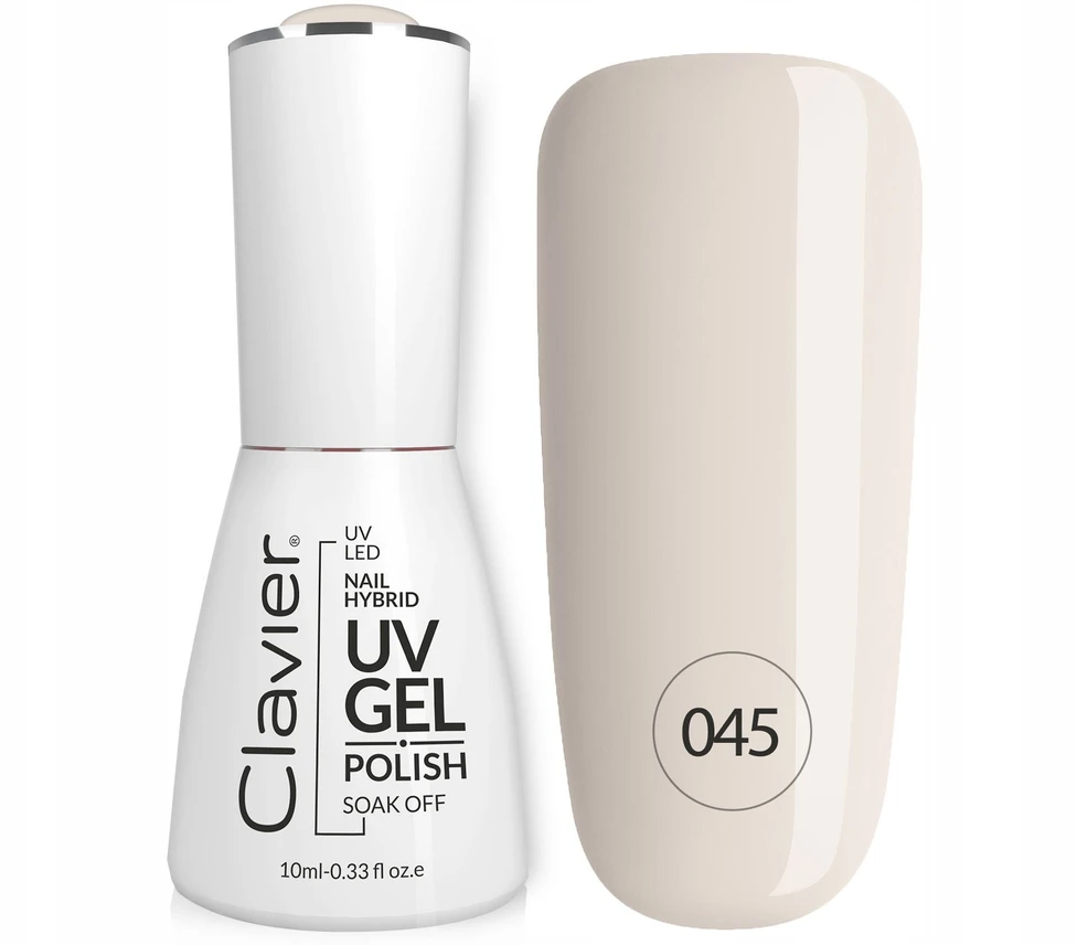 Realac Clavier Nailsology lakuoti hibridiniai nagų lakai 045 Mergina su perlu 8ml