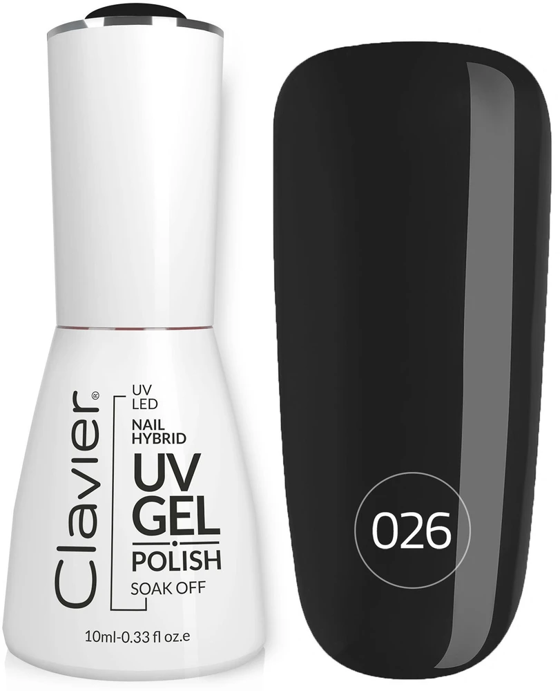 Realac Clavier Nailsology hibridinis lakas 026 Juodas Cougar 8ml