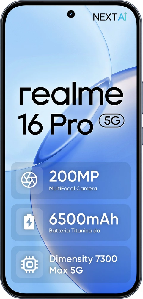 Išmanusis telefonas REALME 16 Pro 5G 8/256GB Pebble Grey
