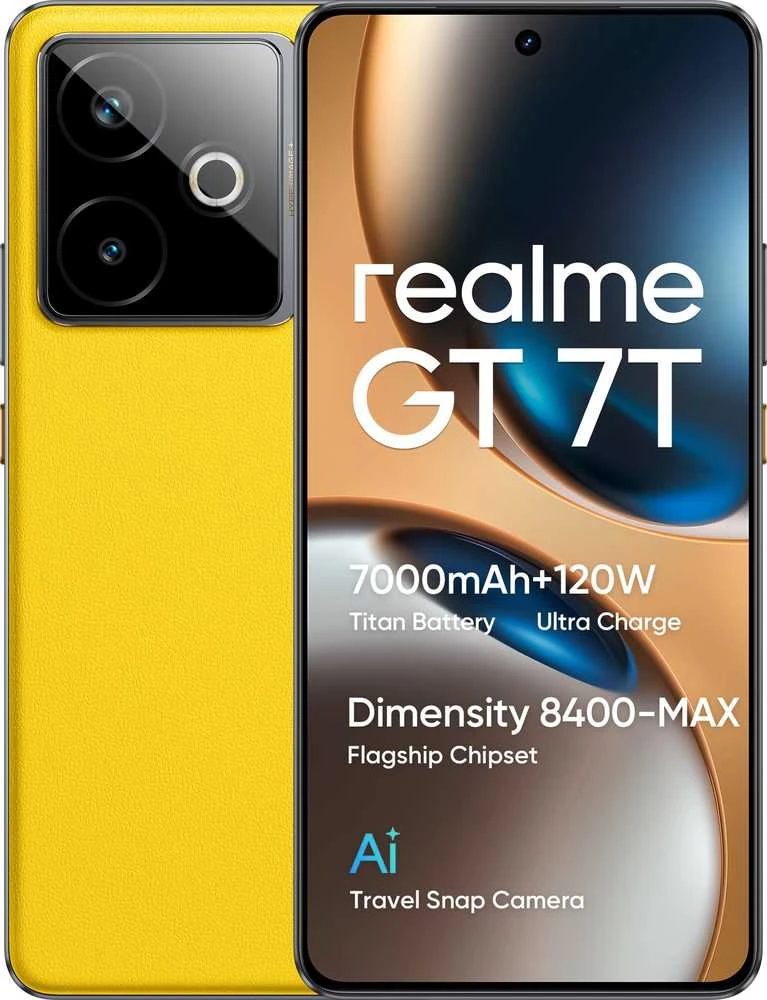Išmanusis telefonas REALME GT 7T 12/256GB Racing Yellow