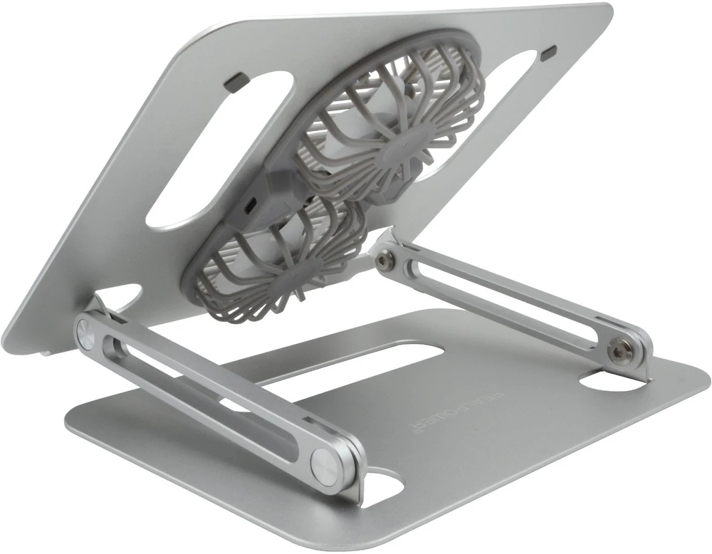Carruzzo RealPower 495562 nešiojamojo kompiuterio stovas Nerūdijančiojo plieno 43,2 cm (17″)