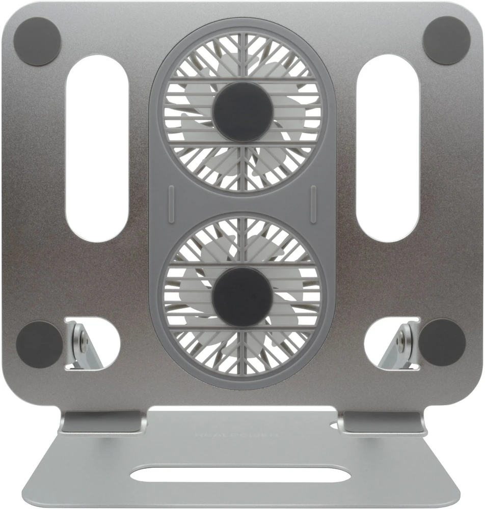 Carruzzo RealPower 495562 nešiojamojo kompiuterio stovas Nerūdijančiojo plieno 43,2 cm (17″)