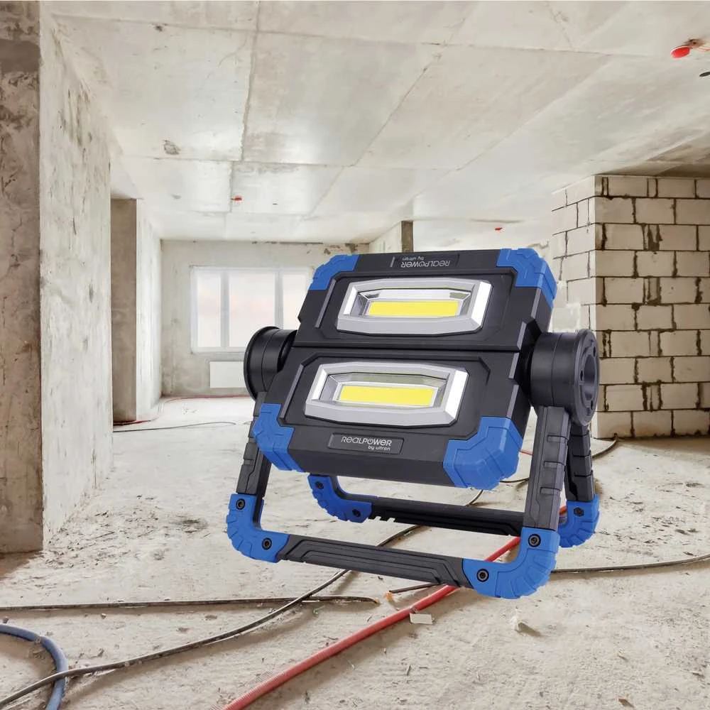 Realpower LED-Arbeitsleuchte AL-220,batteriebetrieben