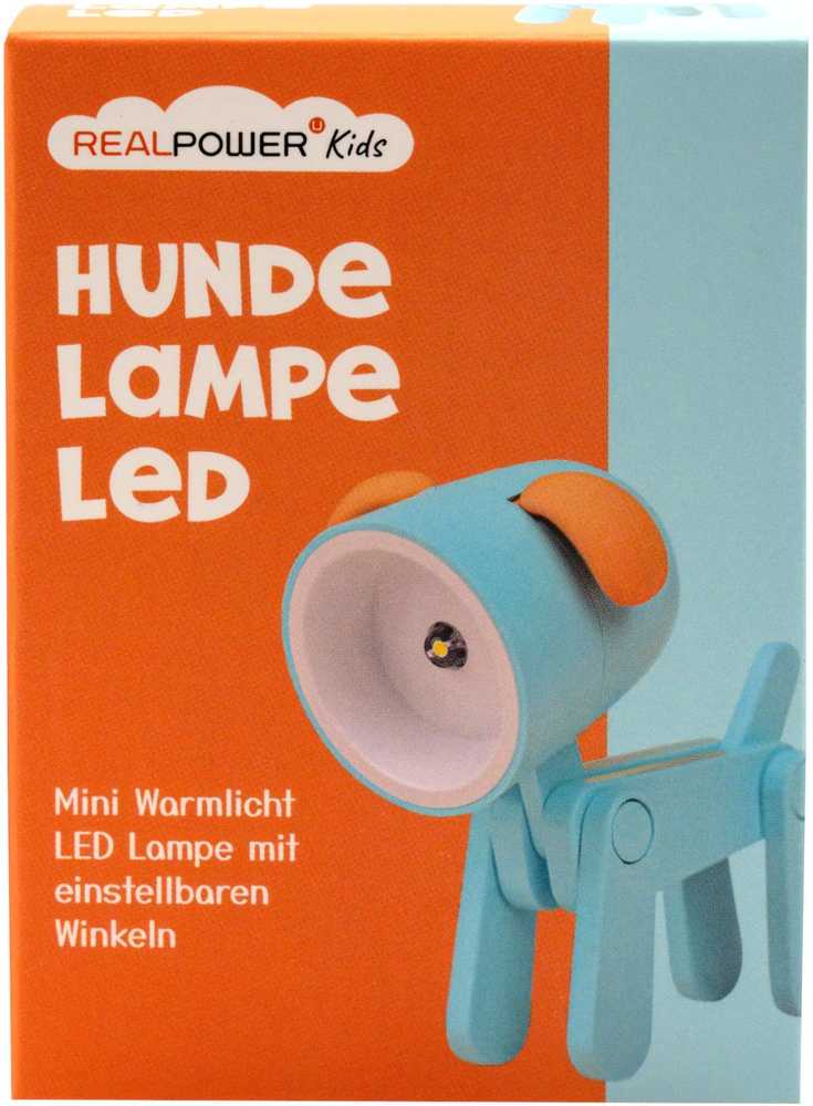 Realpower RealPower LED-Zwierzę latarka Mėlyna Dog