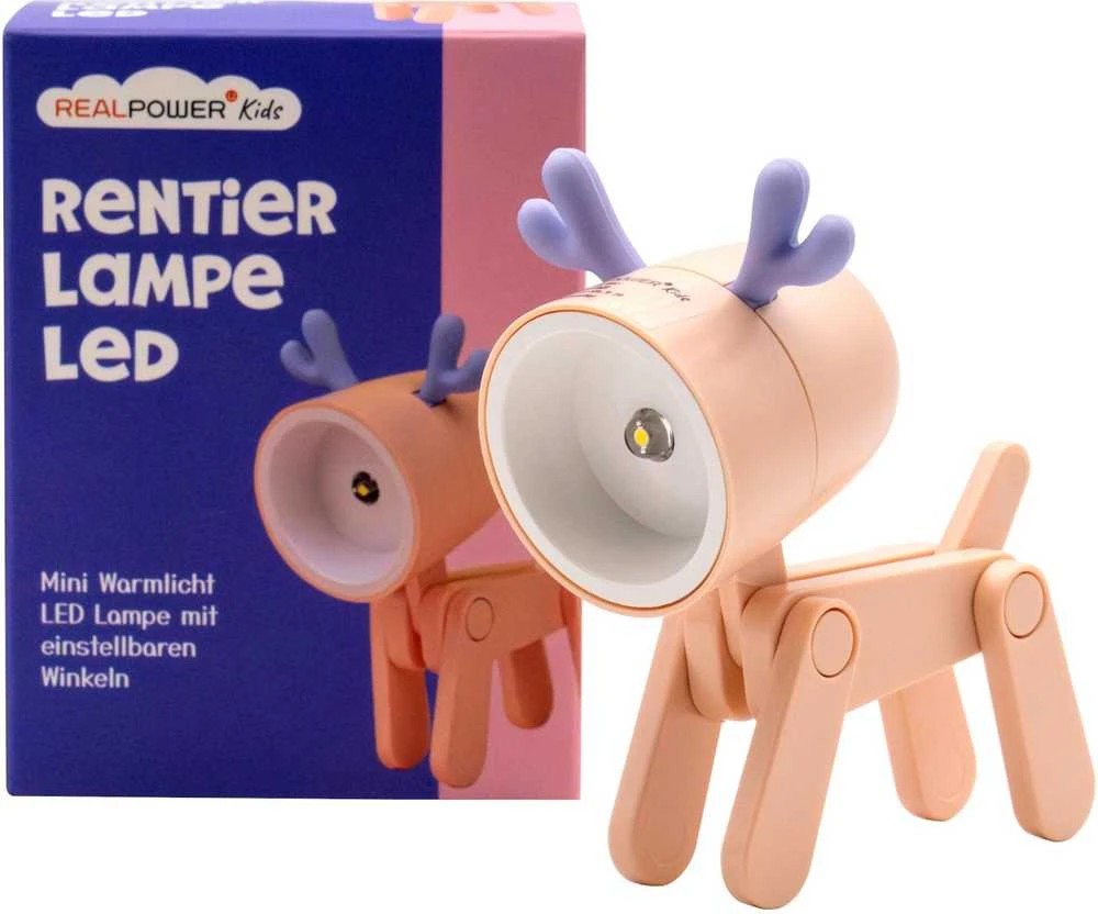 Realpower RealPower LED-Tier Taschenlampe Rožinė deer