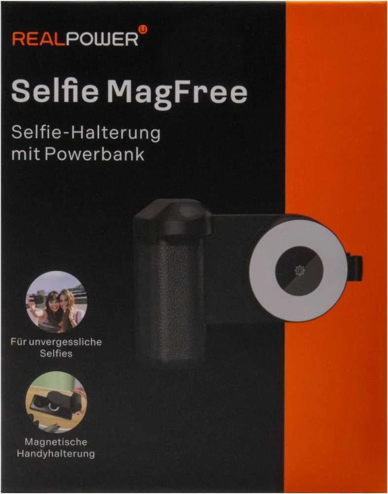 Carruzzo RealPower Selfie MagFree Asmenukių žibintas