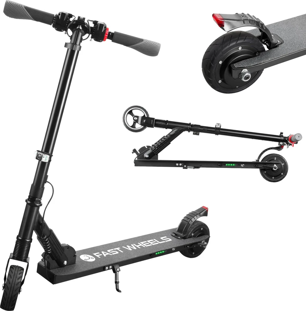 Elektrinis paspirtukas Rebel Fast Wheels, pilkas