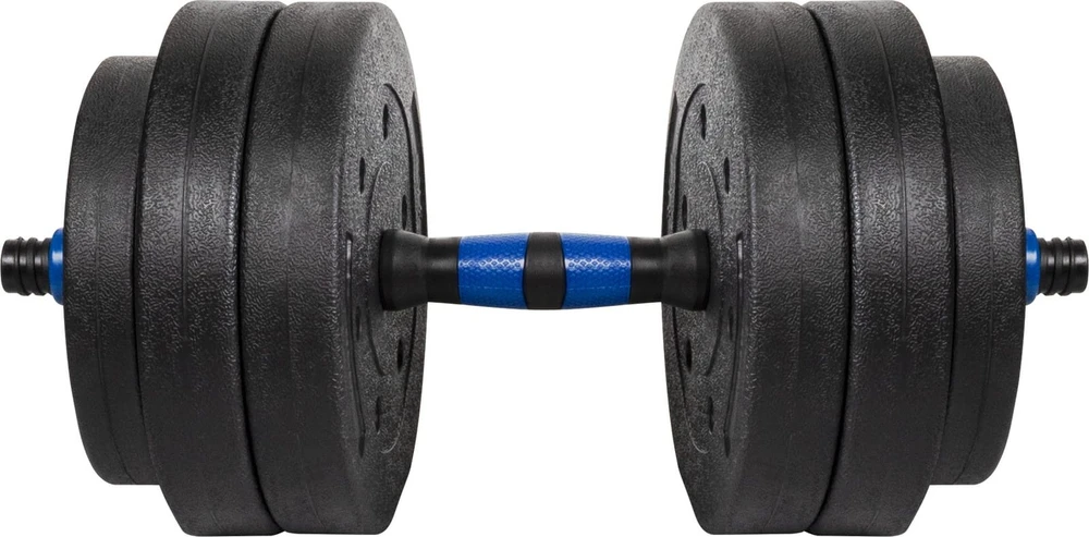 Reguliuojamas bituminis hantelis su jungtimi 1x20kg, REBEL ACTIVE
