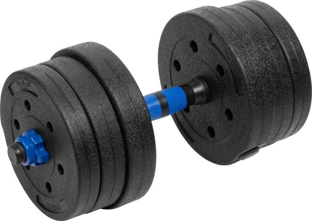 Reguliuojami bituminiai hanteliai su jungtimi 2x10kg, REBEL ACTIVE