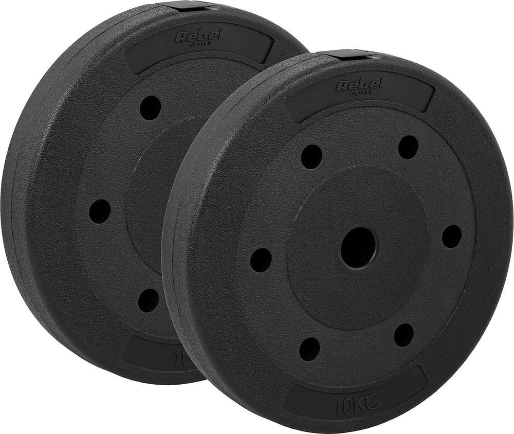 Bituminių apkrovų rinkinys 2x10kg, skylė 31mm, REBEL ACTIVE