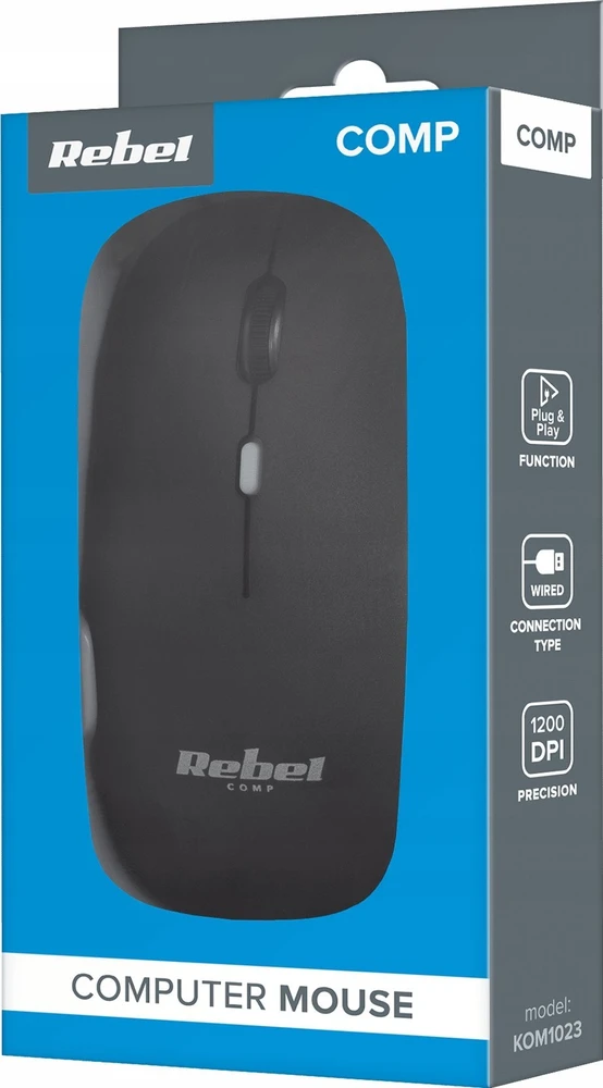 Rebel WDM210 Pelė Juodas