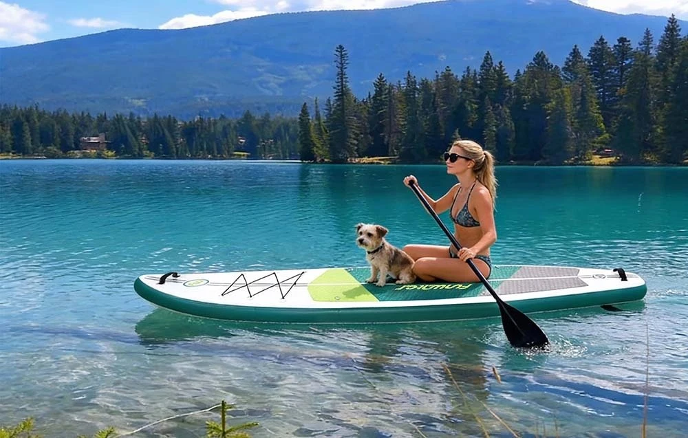 FunWater SUP irklentė SUPFW69A (žalia-balta)