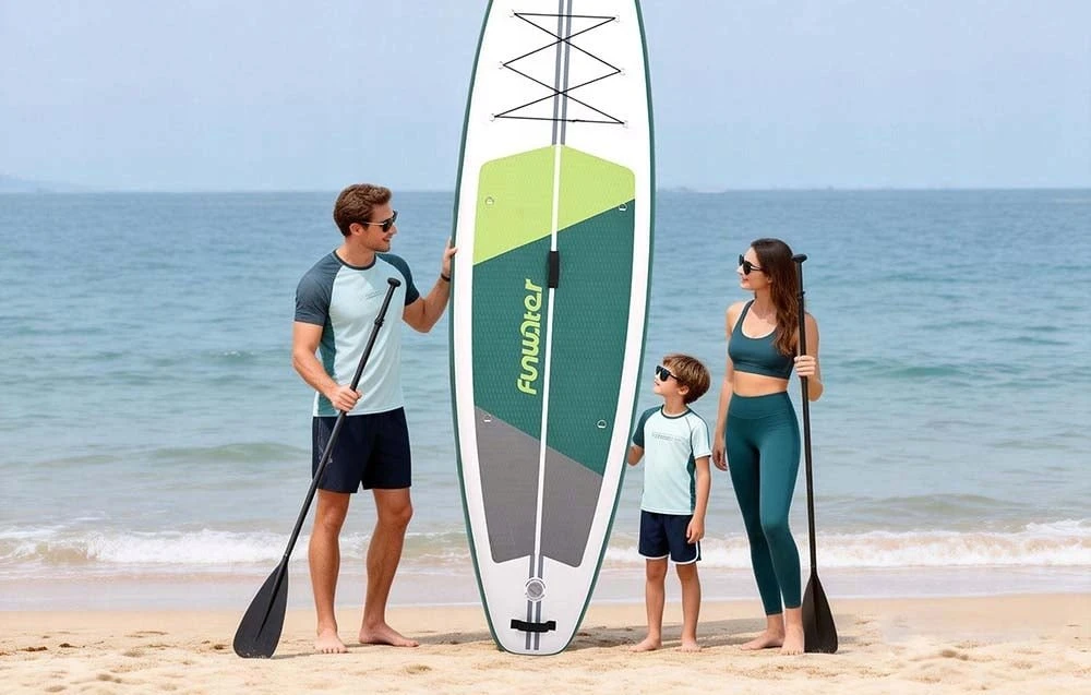FunWater SUP irklentė SUPFW69A (žalia-balta)