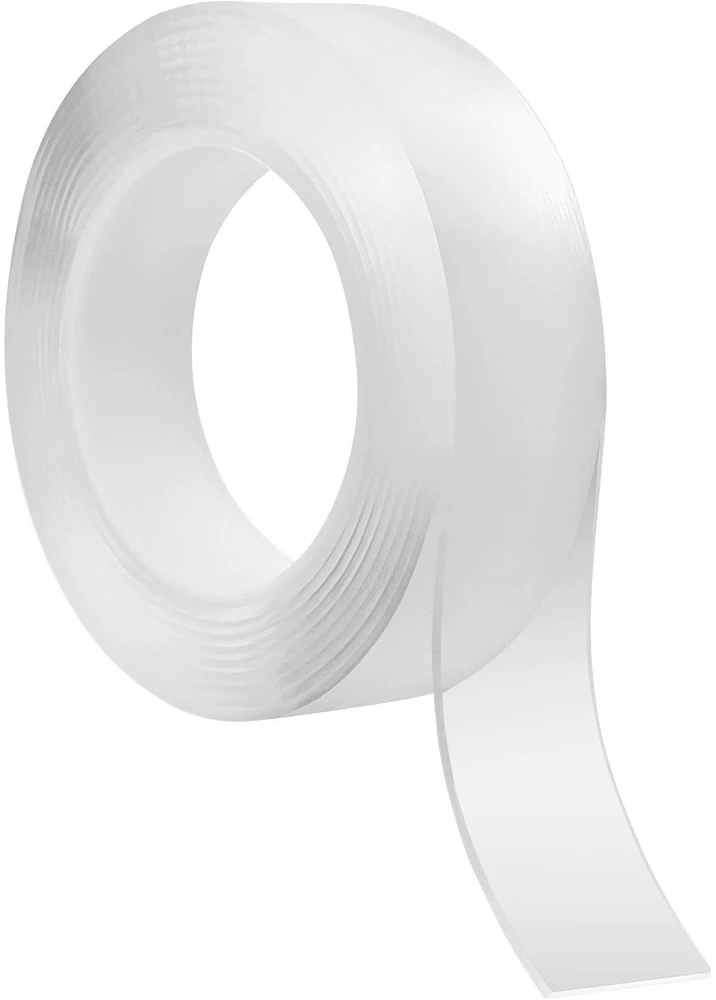 Dwustronna REBEL dvipusė tvirtinimo juosta (1 mm x 25 mm x 2 m) skaidri