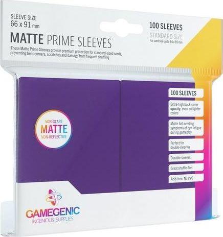 Dėlionė Rebel Gamegenic: Matte Prime CCG rankovės 66x91mm violetinės spalvos