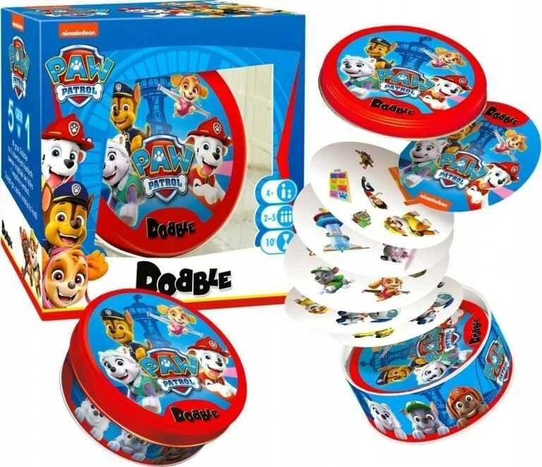 Rebel Sukilėlių kortų žaidimas „Dobble Paw Patrol“ – apvalios žaidimo kortos GR0759
