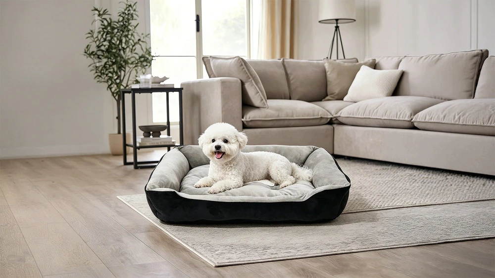 Šuns guolis, katės guolis, sofa 60x45x15cm, REBEL ANIMALS