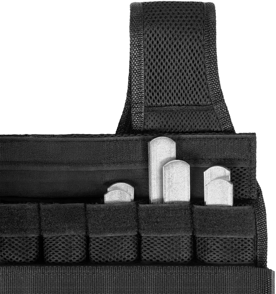 Kamizelka obciążeniowa regulowana 30kg, REBEL ACTIVE
