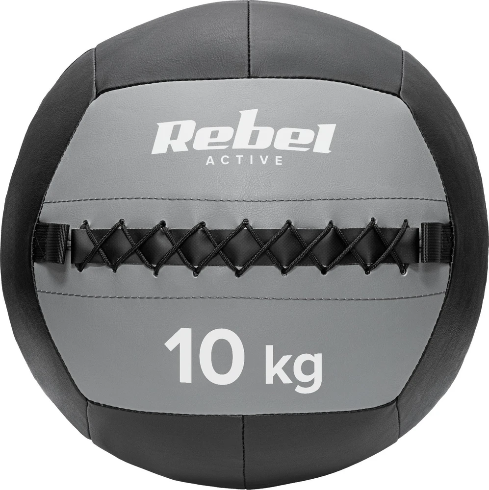 Medicininis kamuolys pratimams 10 kg, REBEL ACTIVE