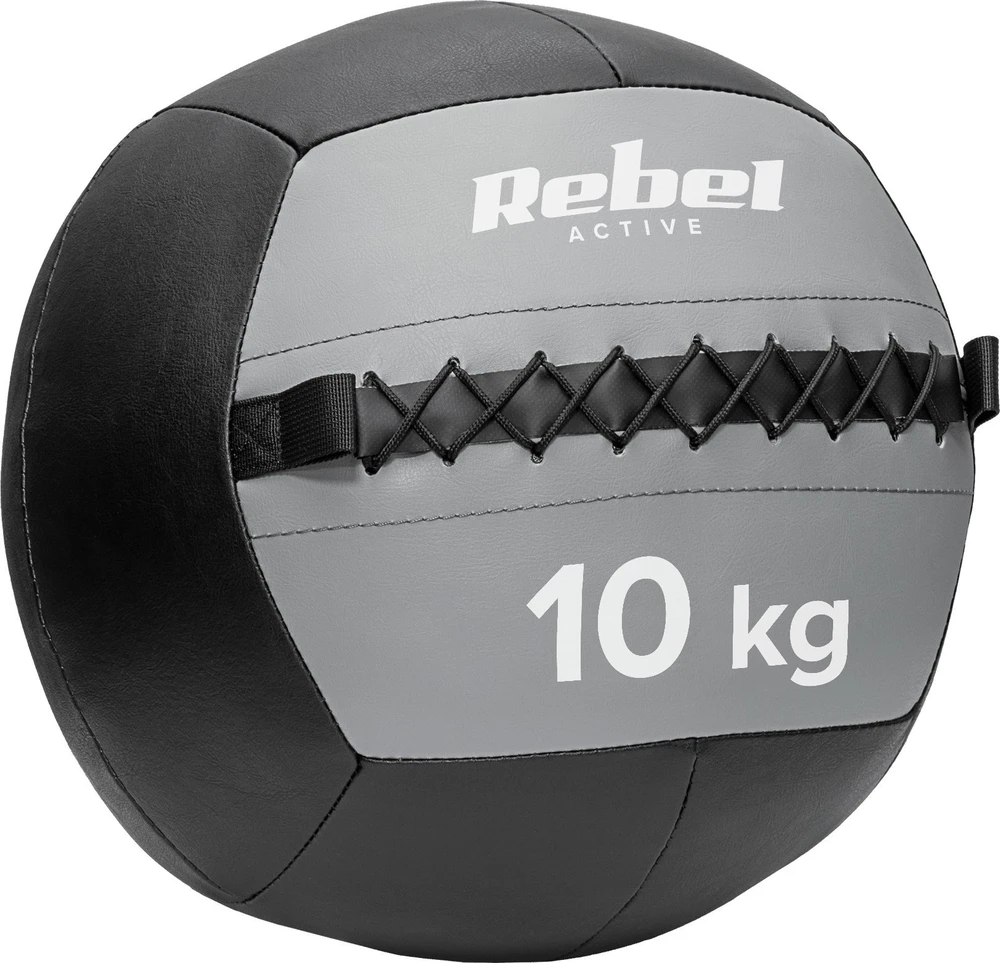 Medicininis kamuolys pratimams 10 kg, REBEL ACTIVE