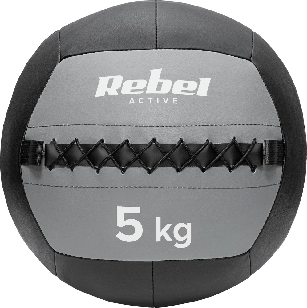 Medicininis kamuolys pratimams 5kg, REBEL ACTIVE